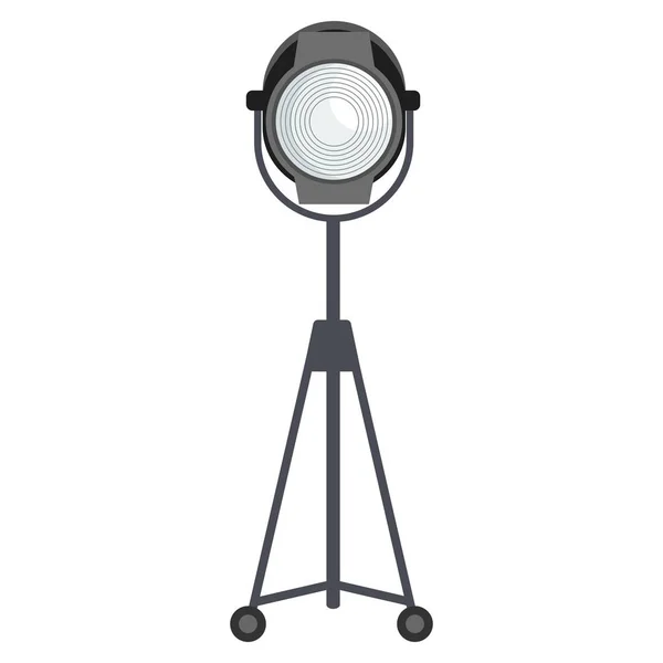 Spotlight for film studio — Stock Vector