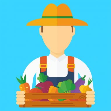 sebze adamla çiftçi