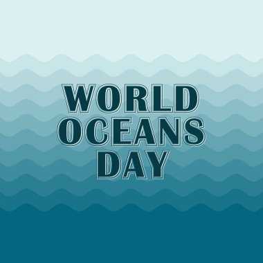 Dünya okyanus günü poster