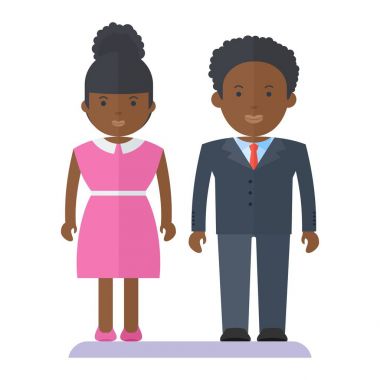 siyah insanlar çift