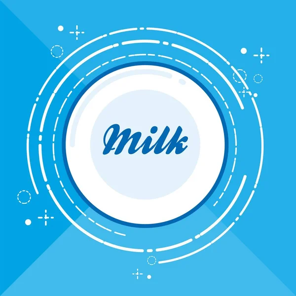 Mjölk i glas — Stock vektor