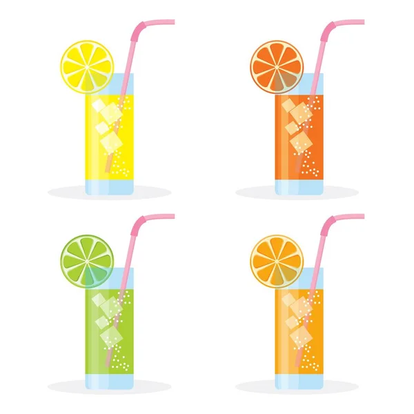 Set van limonade — Stockvector