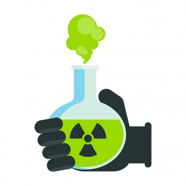 hand with poison clipart