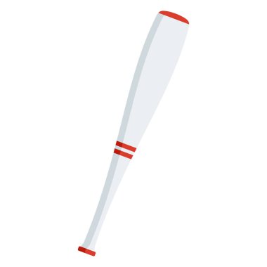 Beyaz Kırmızı beysbol sopası