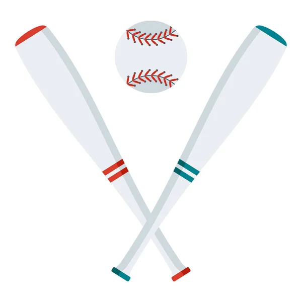Jogo de beisebol logotipo branco —  Vetores de Stock