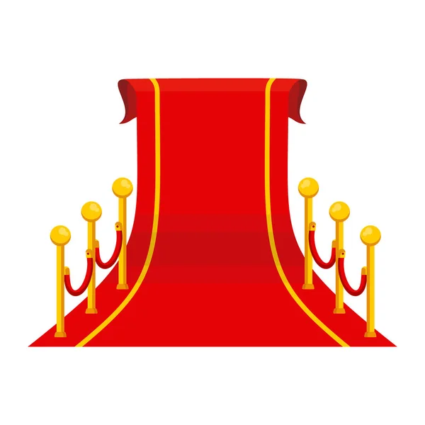 Grand tapis rouge — Image vectorielle