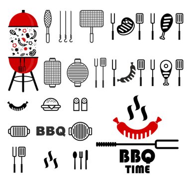 Barbekü büyük set