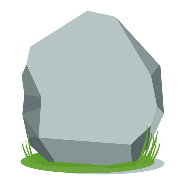 Piedra plana grande — Vector de stock