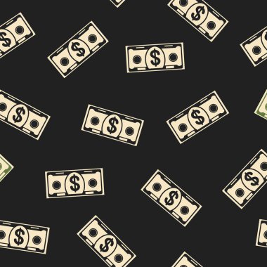 Dikişsiz desen beyaz banknot