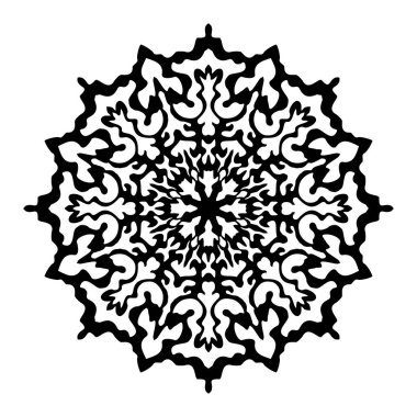 Siyah kar tanesi simgesi