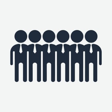 işadamı siyah simgesi ellemek