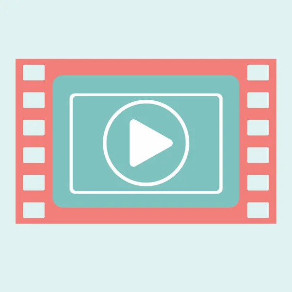 Αναπαραγωγή βίντεο καρέ — Διανυσματικό Αρχείο