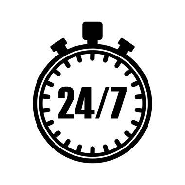 24 saat destek simgesi