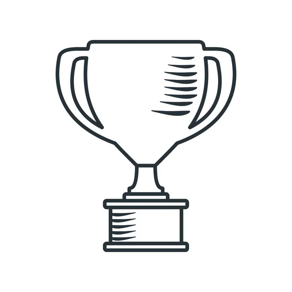 Handdraw pictogram cup — Stockvector