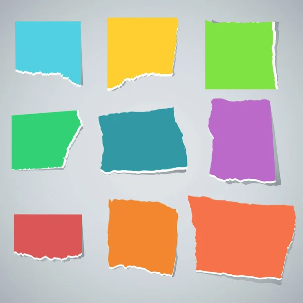 Брухт кольорового паперу — стоковий вектор