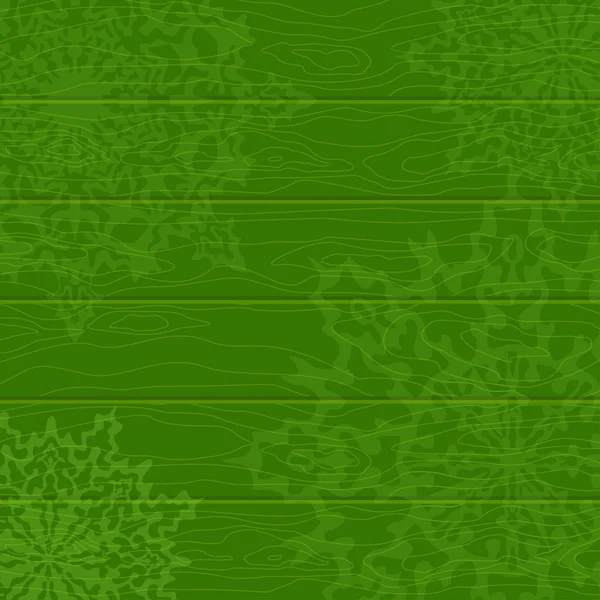 Різдвяний зелений дерев'яний фон — стоковий вектор