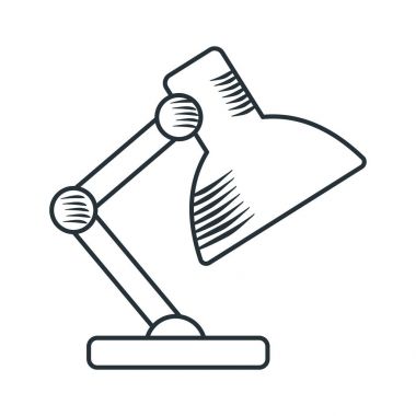 handdraw simgesi masa lambası