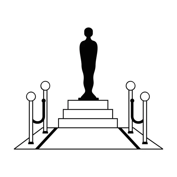 Pictogram van de film van de toekenning — Stockvector