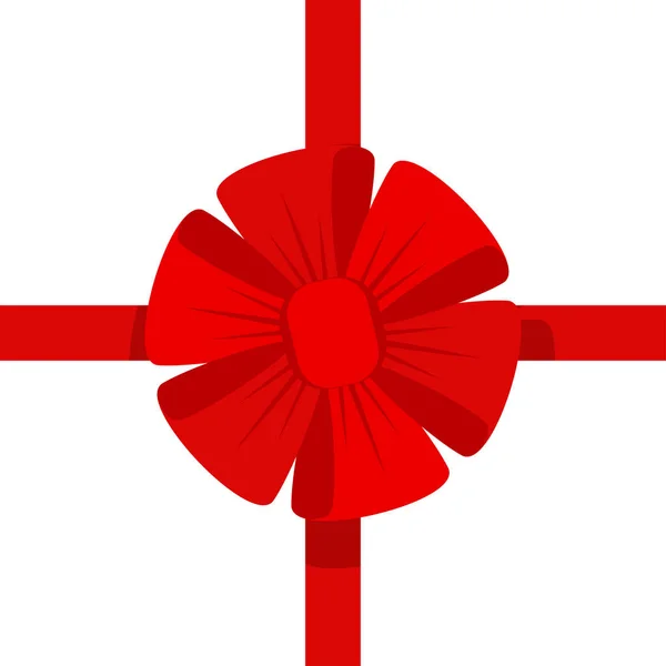 Icône d'arc rouge — Image vectorielle