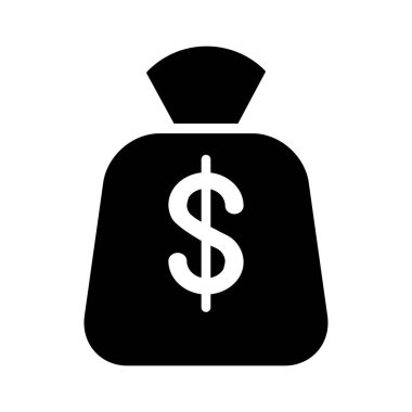 Para çantası siyah simgesi