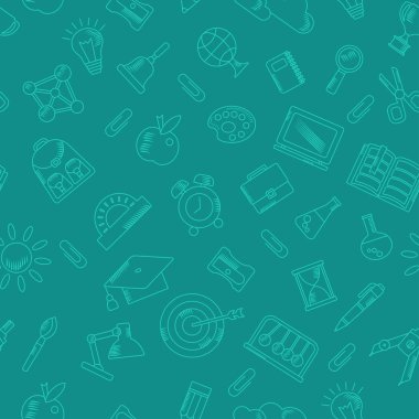 mavi okul seamless modeli