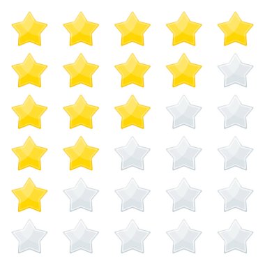 oranı simgeler yıldız