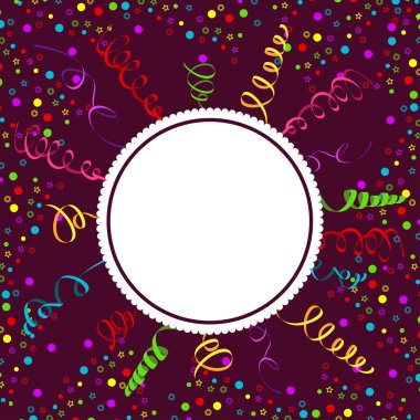 konfeti yılan gibi arka plan