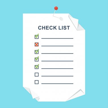 Liste Simgesini Kontrol Et