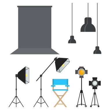 Fotoğraf stugio ekipmanları