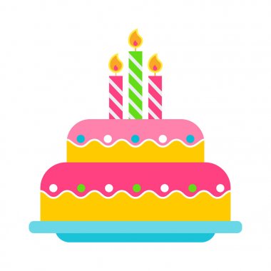 doğum günü pastası renk simgesi
