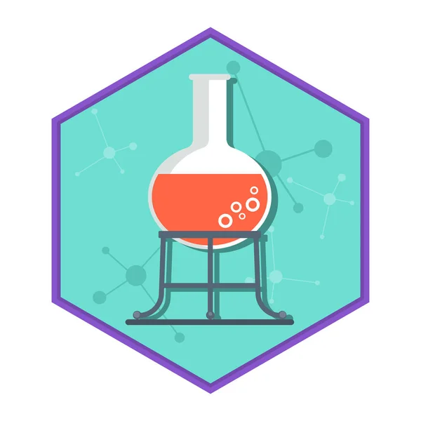 Stativ für chemische Laboratorien — Stockvektor