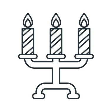 Şamdan anahat simgesini