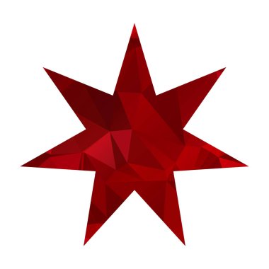 kırmızı üçgen yıldız