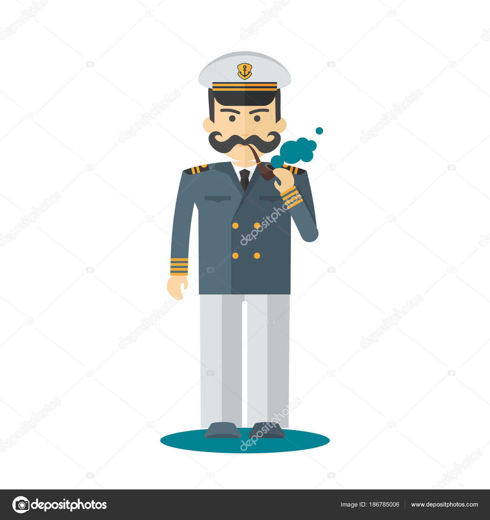 绵羊船长字符图库矢量图©quarta 186785006, image size:1600x1700