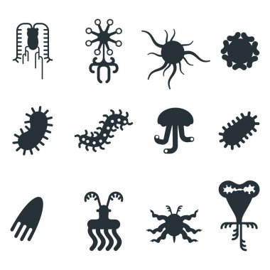 mikroorganizma Icon set