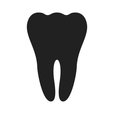 Diş siyah simgesi
