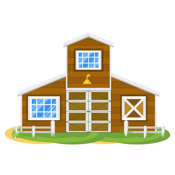 Farm house illustration — Stock vektor