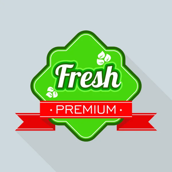 Frische-Logo für Bauernmarkt und Laden — Stockvektor