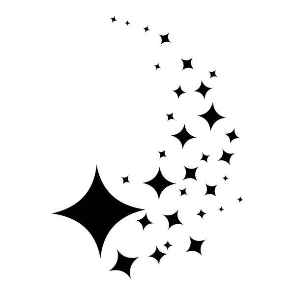 Μαγικά αστέρια της λαμπρότητας — Διανυσματικό Αρχείο