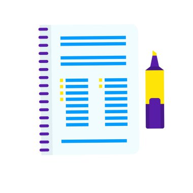 Bir parça kağıt üzerinde denetim listesi