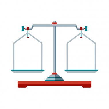 Simgeler laboratuvar Terazi