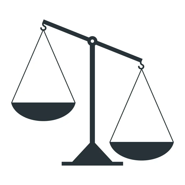 Escala de la justicia — Vector de stock