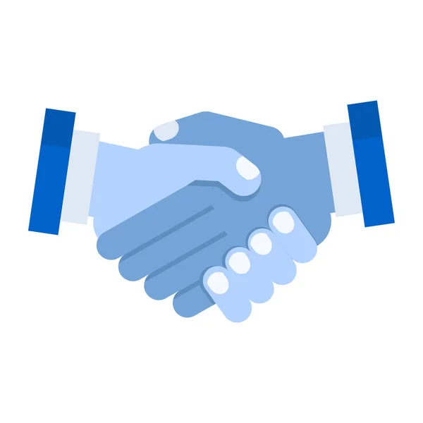 Рукопожатие бизнес-партнеров — стоковый вектор