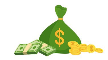 Yeşil banka çantası. Başarı ve zenginlik metaforu, açgözlülük ve cimrilik..