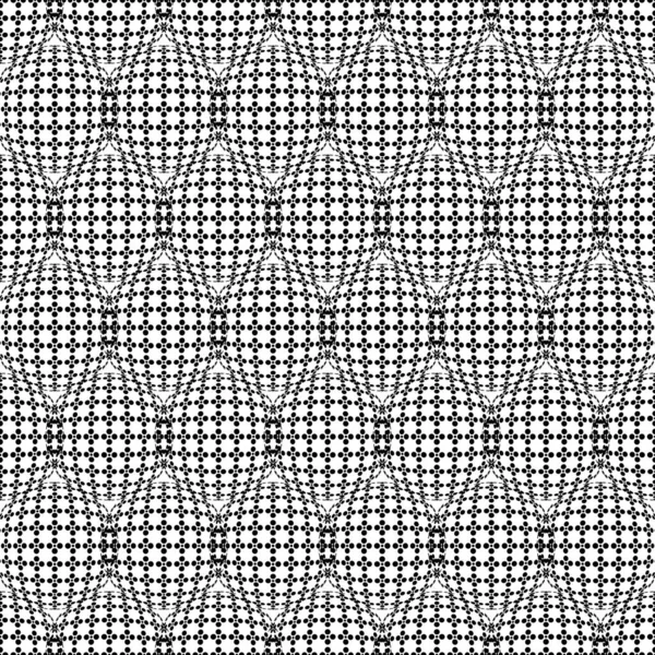 Modèle sans couture avec abstrait rond 3d sphère demi-teinte — Image vectorielle