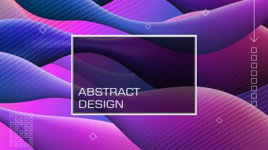 Modern moda parlak soyut tasarım, akışkan şekilli..