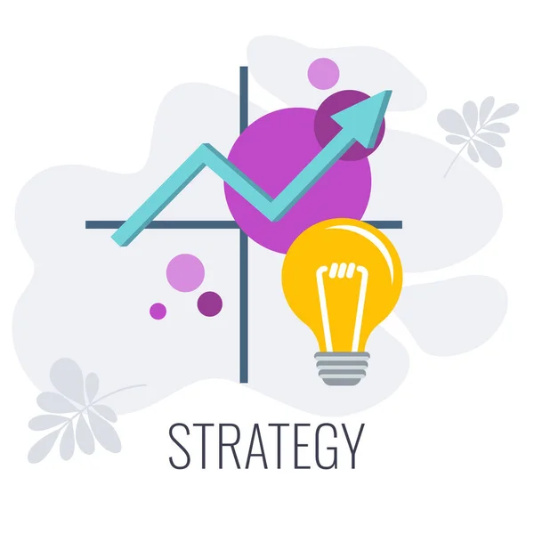 Infográficos de Matriz de Planejamento Estratégico de Negócios e Marketing — Vetor de Stock