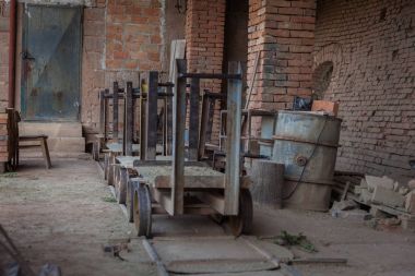 eski fabrika boğa için kil soluk Tuğla imalatı için