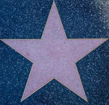 Los Angeles - 6 Eylül 2019: Hollywood 'da Ünlüler Yolu' nun boş yıldızı