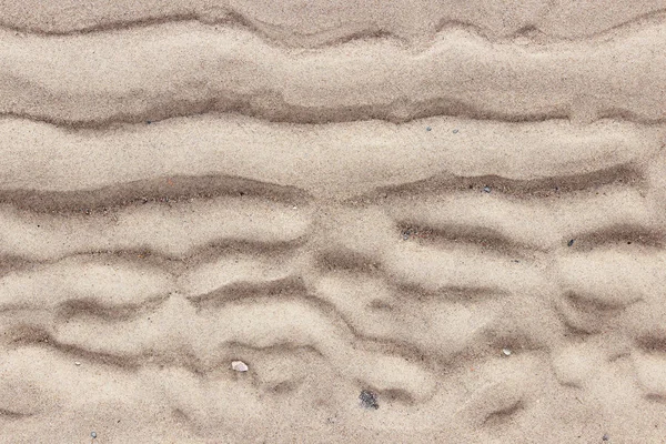 Textur Sand Stranden Floden Från Stranden Efter Tidvattnet — Stockfoto